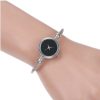 Silver black wristwatch