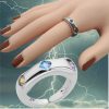 Energy silver ring