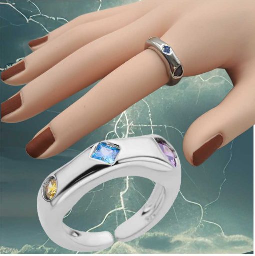 Energy silver ring