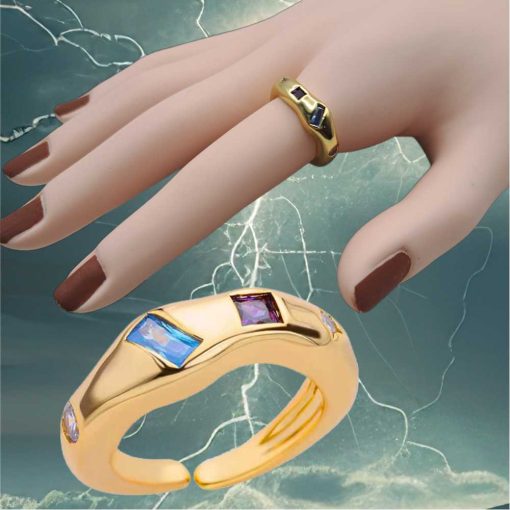 Energetic gold ring