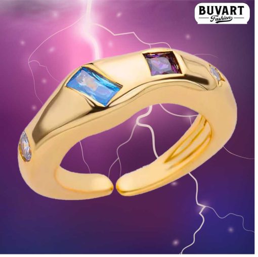 Energetic gold ring