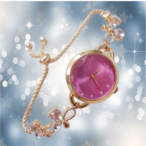 Gold wristwatch