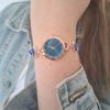 Gold wristwatch