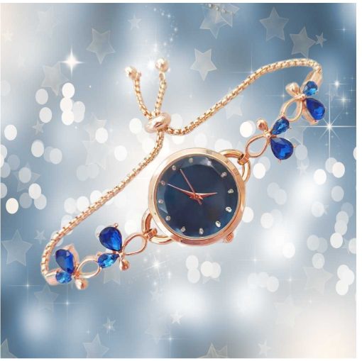 Gold wristwatch