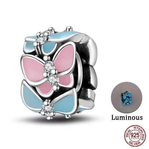 Pendant two butterflies