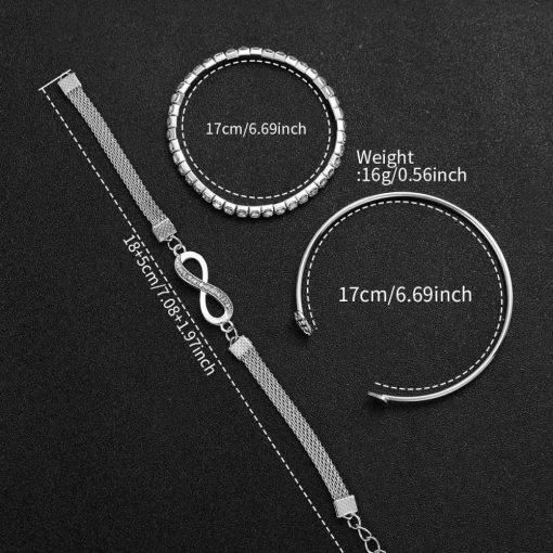 Jewelry set with watch
