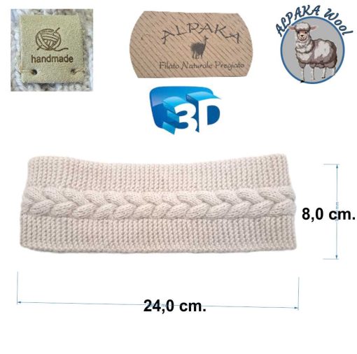 Alpaka wool headband