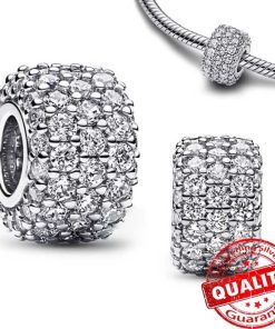 Silver ring brilliant stones