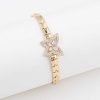 Gold bracelet butterfly