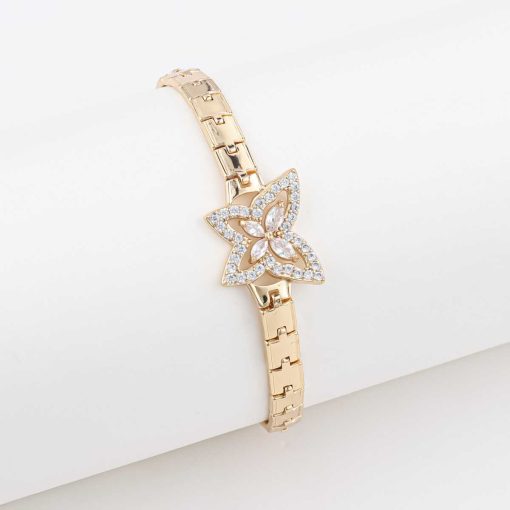 Gold bracelet butterfly