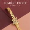 Gold bracelet butterfly