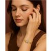 Gold bracelet butterfly