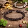 dark brown bracelet for luck