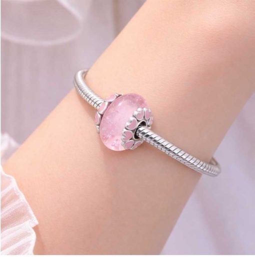 Pendant ring pink