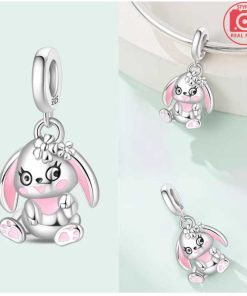 Pendant Bunny in pink