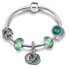 Pandora set in green