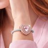 pendant Crystal heart pink zircon