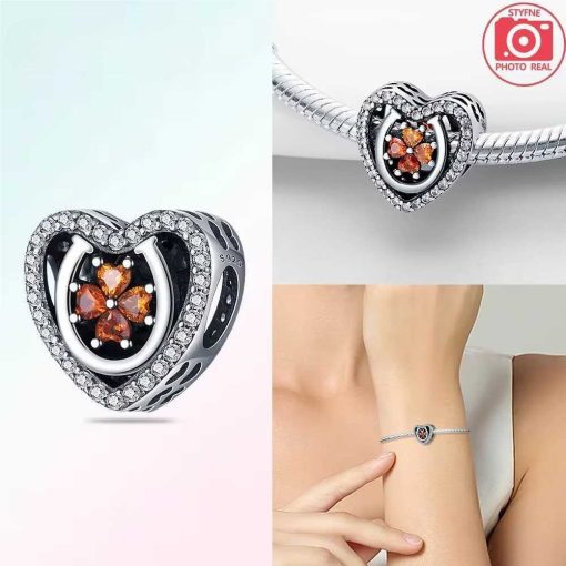 ring Lucky Heart Horseshoe