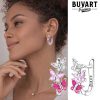Earring Pink Butterfly
