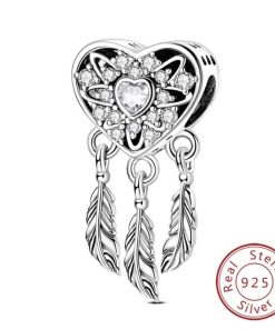 ring dreamcatcher Heart Feather