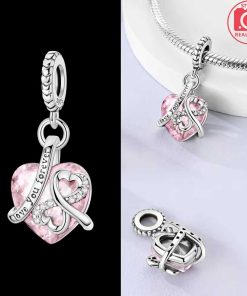 Pendant Forever Love Pink Heart