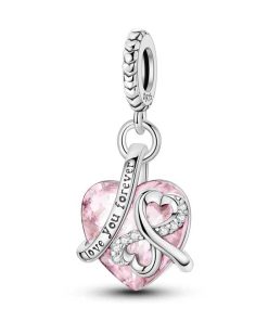 Pendant Forever Love Pink Heart