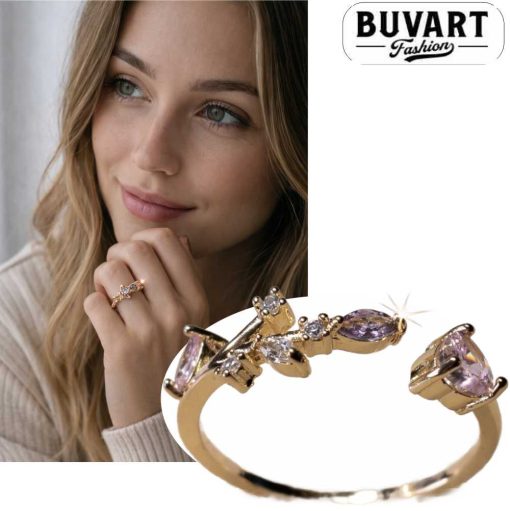 Gold ring Twilight Bloom