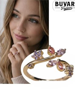 Gold ring Blossom Whisper