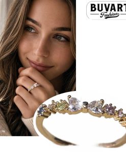 Gold ring Aurora Grace Open
