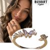 Gold ring Lilac Crown