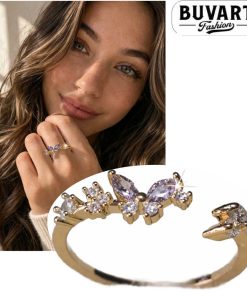 Gold ring Lilac Crown