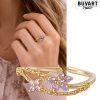 Gold ring Wildflower Branch