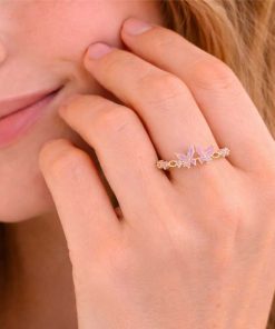 Gold ring Ethereal Vine