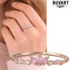 Gold ring Blush Petal