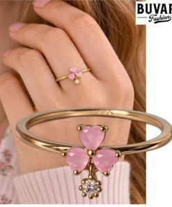 Gold ring Blush Heart