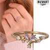 Gold ring Pastel Garden