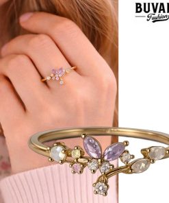 Gold ring Pastel Garden