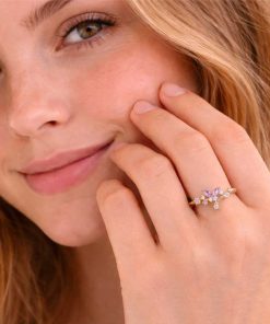 Gold ring Pastel Garden