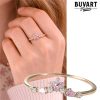 Gold ring Rosy Bloom