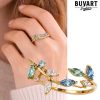 Gold ring Verdant Breeze