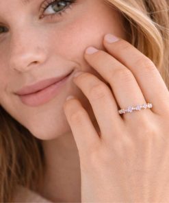 Gold ring Lavender Bloom