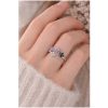 Silver ring Trinity Blossom