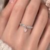 Silver ring Blossom Heart