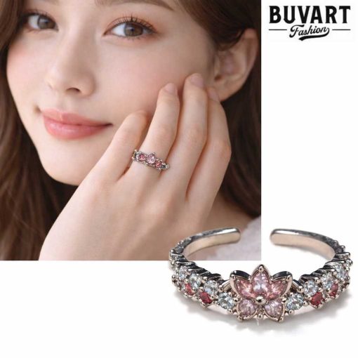Silver ring Blossom Crown