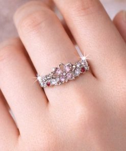 Silver ring Blossom Crown