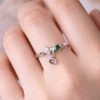 Silver earring Celestial Charm