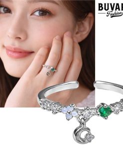 Silver earring Celestial Charm