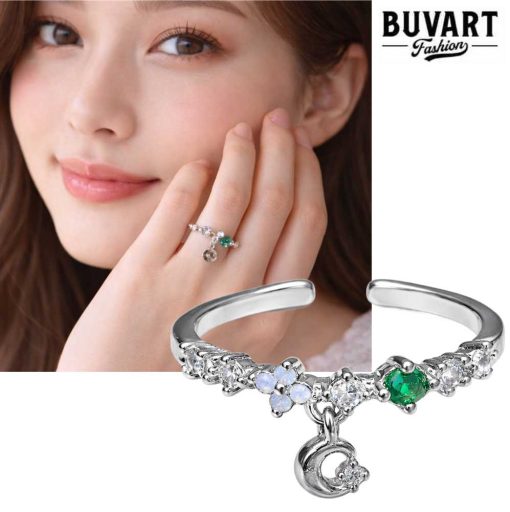 Silver earring Celestial Charm
