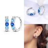 Earring blue stones