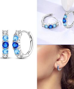 Earring blue stones